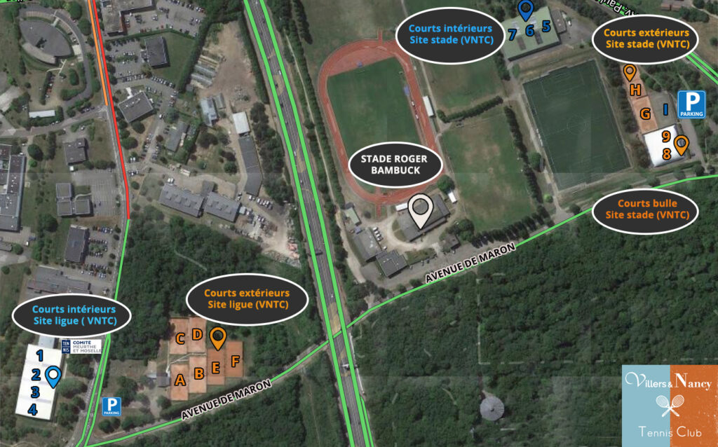 CONTACT VNTC : plan du club
